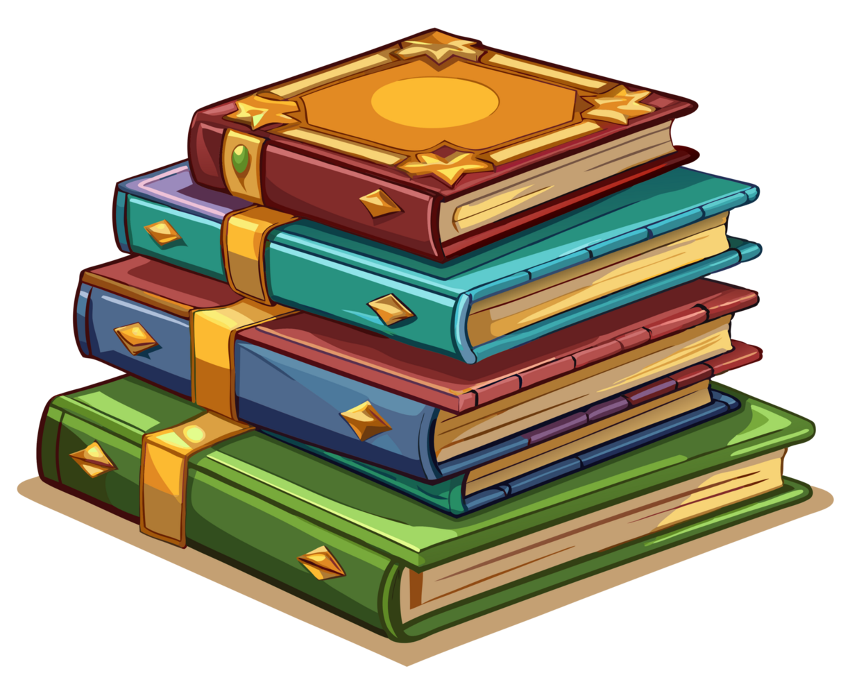 Ancient Pages in a Stack png