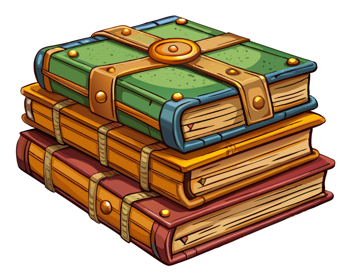 The Ancient Library Stack png