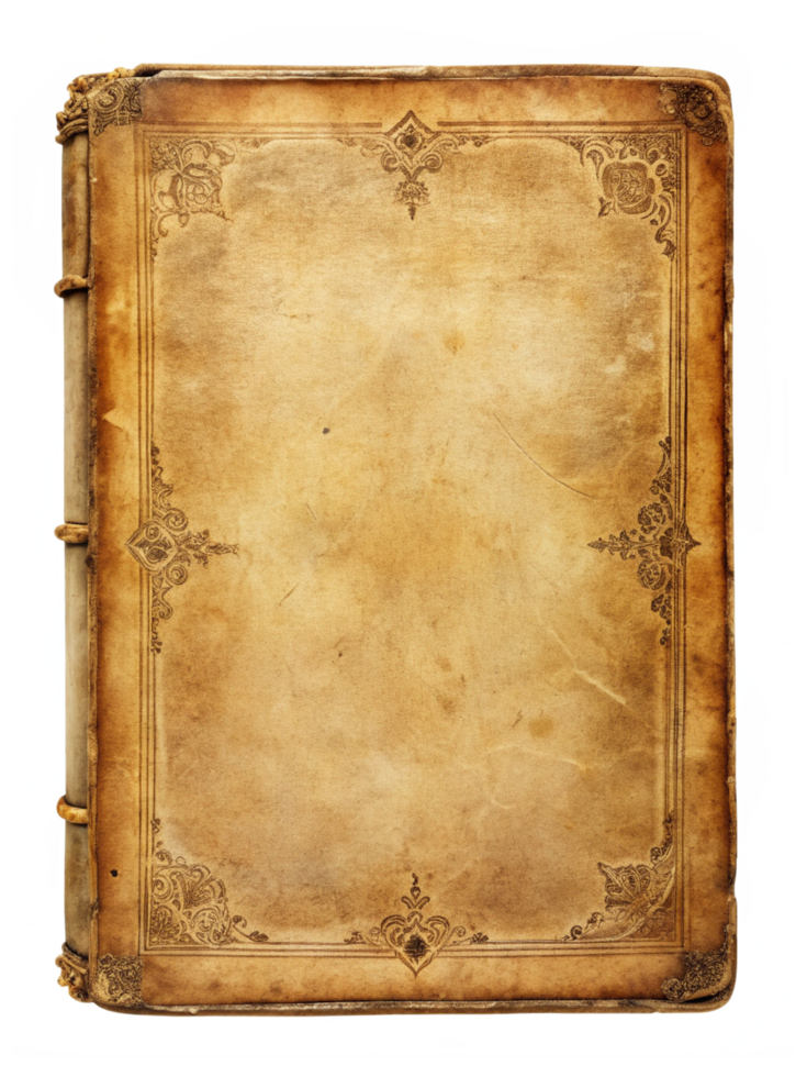 Faded Wisdom Antique Book Sheet Image png