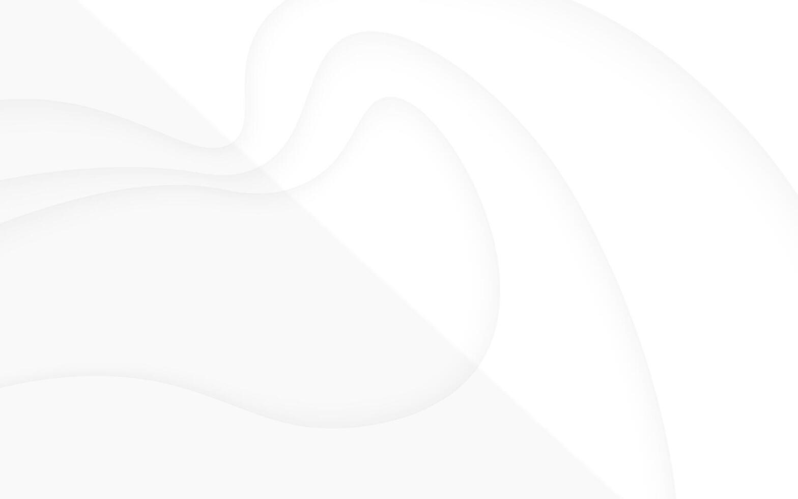 Minimalist White Background with Smooth Curves vector