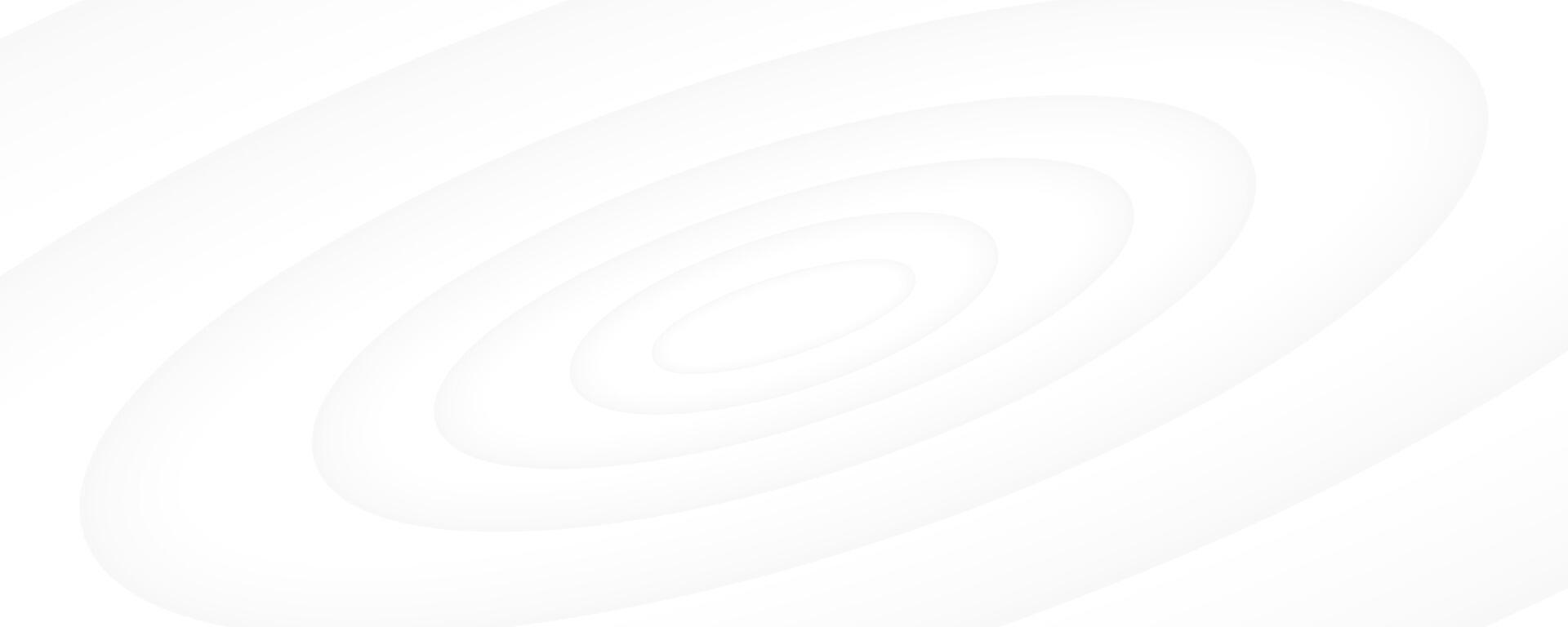 Smooth Abstract White Wave Design vector