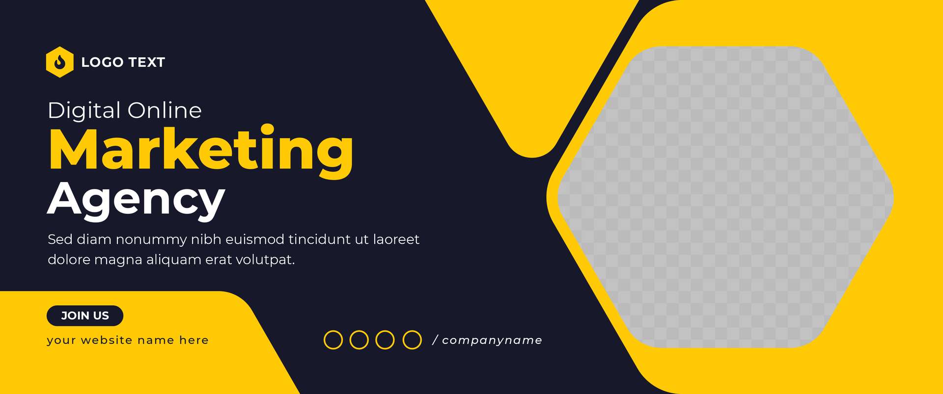 Creative corporate business marketing social media cover banner post template psd