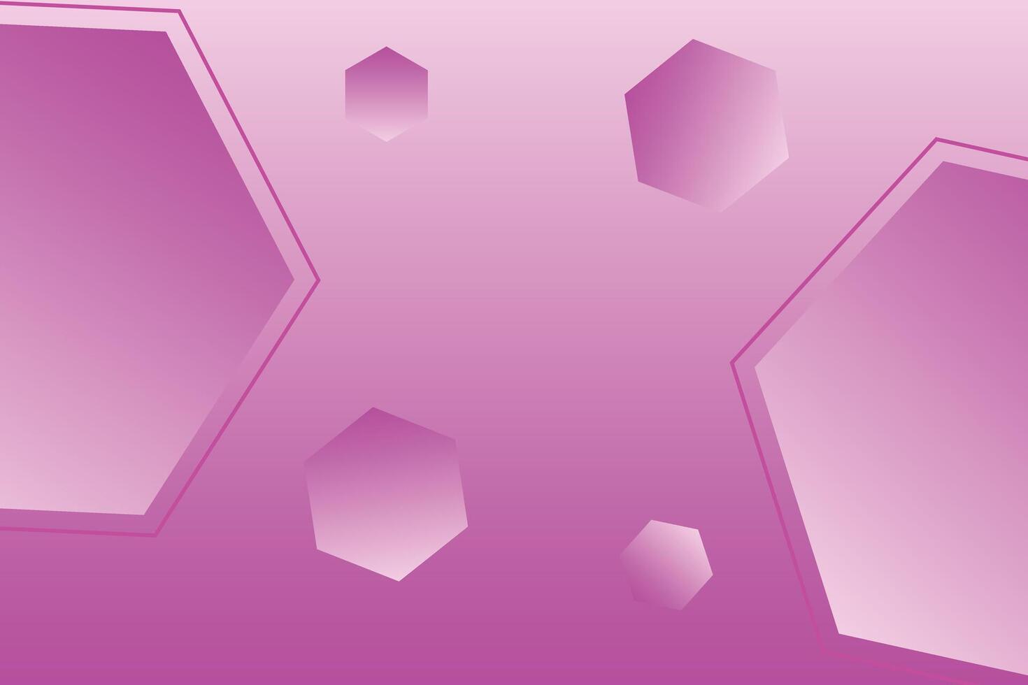 Plastic pink color abstract design background. Hexagon graphic poster cover. Honeycomb backround vector