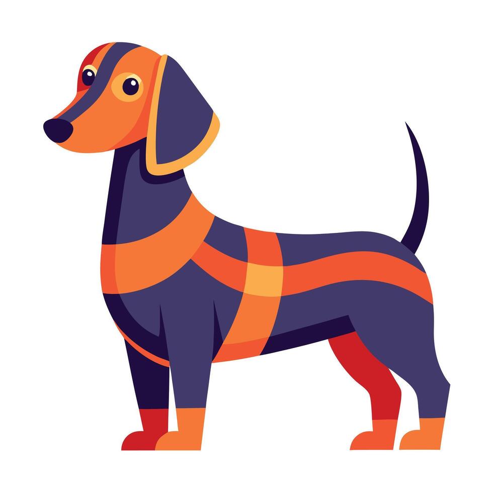 Doxle dog stay kawaii vector