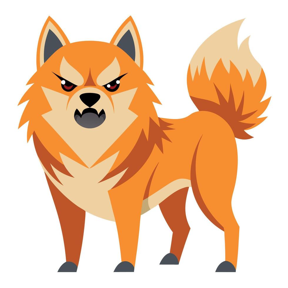 Dog Tick smiles kawaii vector