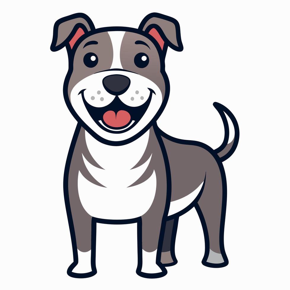 Deutsche Bracke dog angry kawaii vector