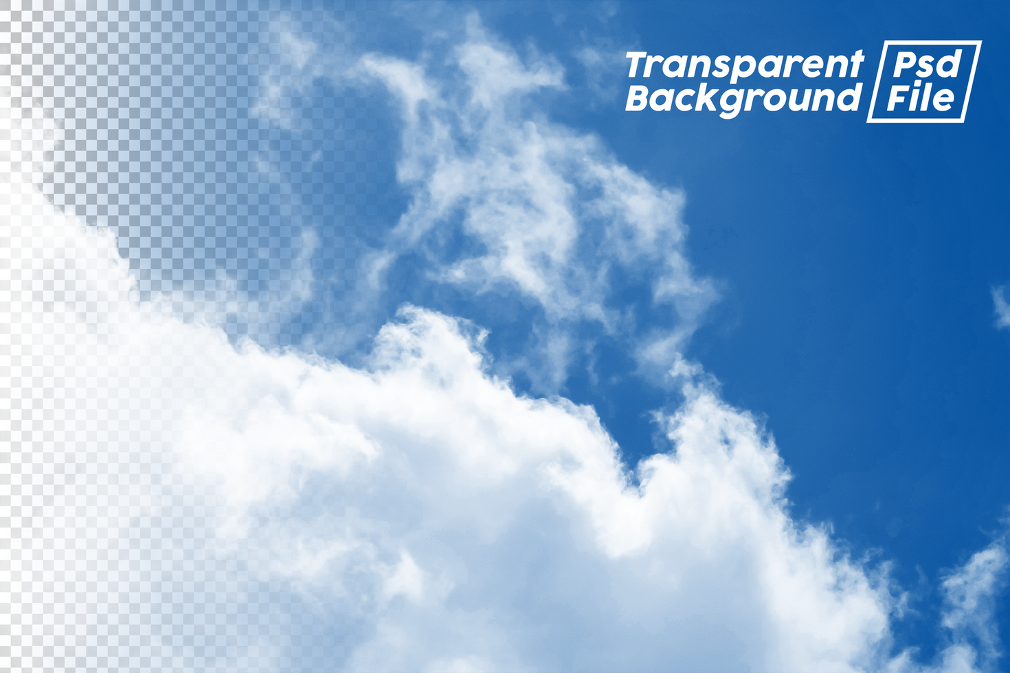 Cloud Transparent Background psd