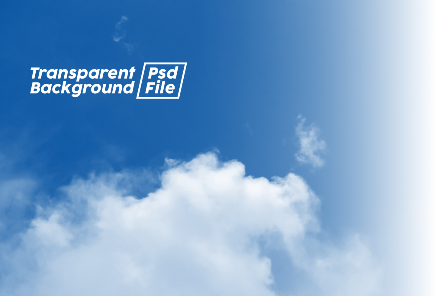 Cloud Transparent Background psd