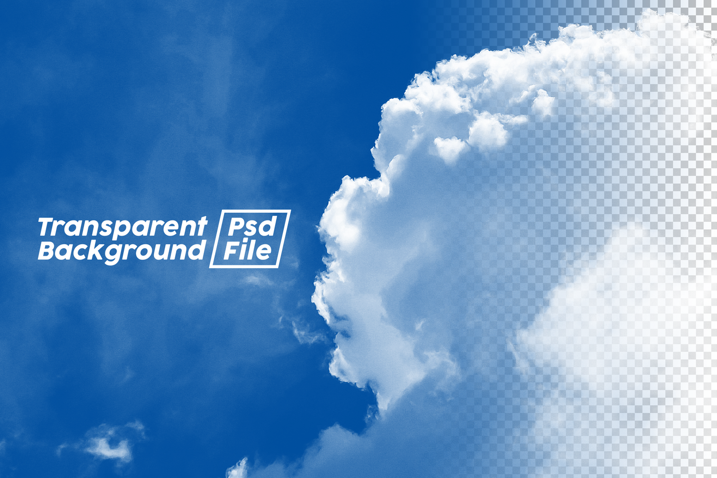 Cloud Transparent Background psd