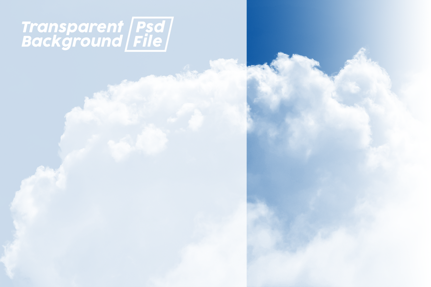 Cloud Transparent Background psd