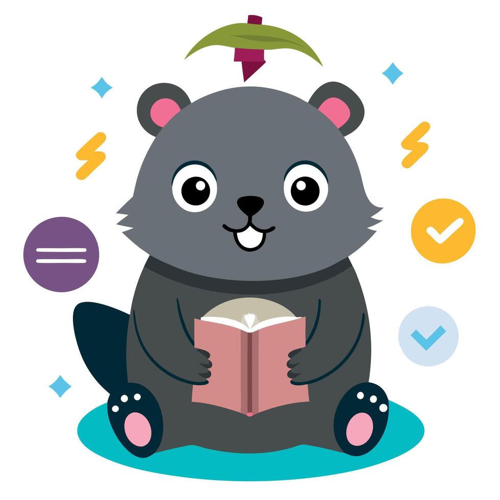 De Winton Mole learns kawaii vector