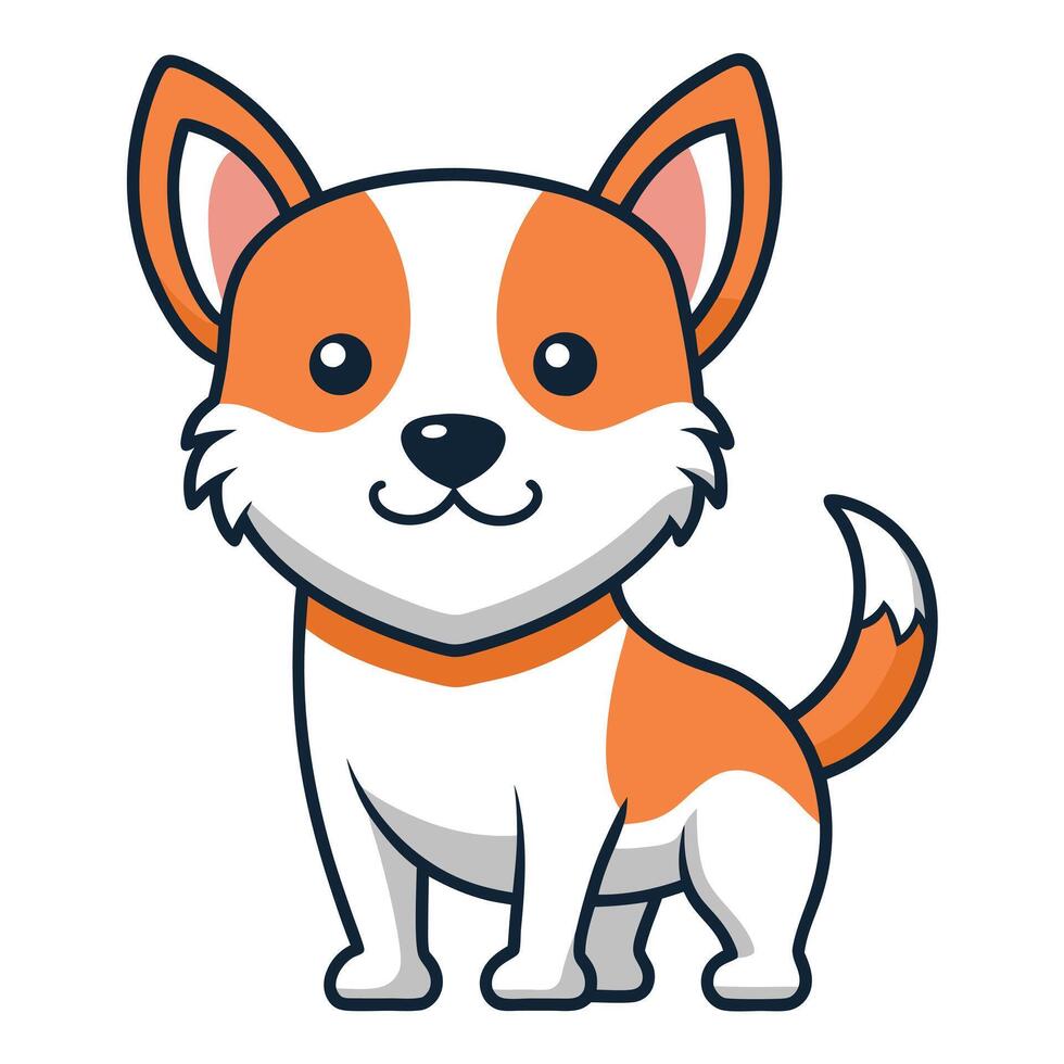 Dog Tick sleeps kawaii vector