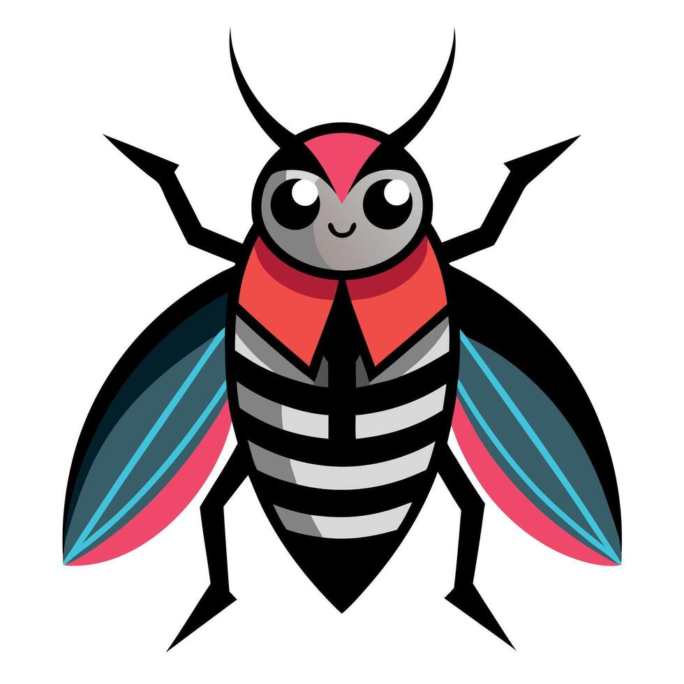 Deathwatch Beetle bug stay kawaii vector
