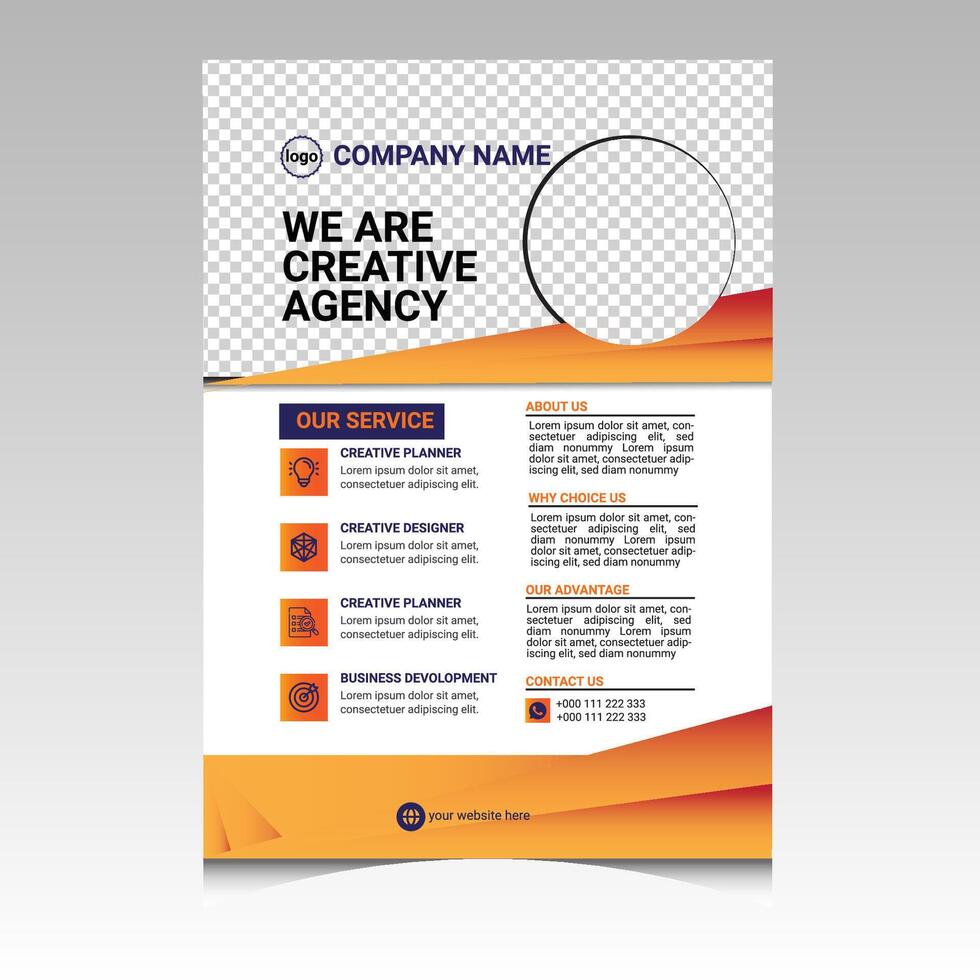 Business Flayer Template vector