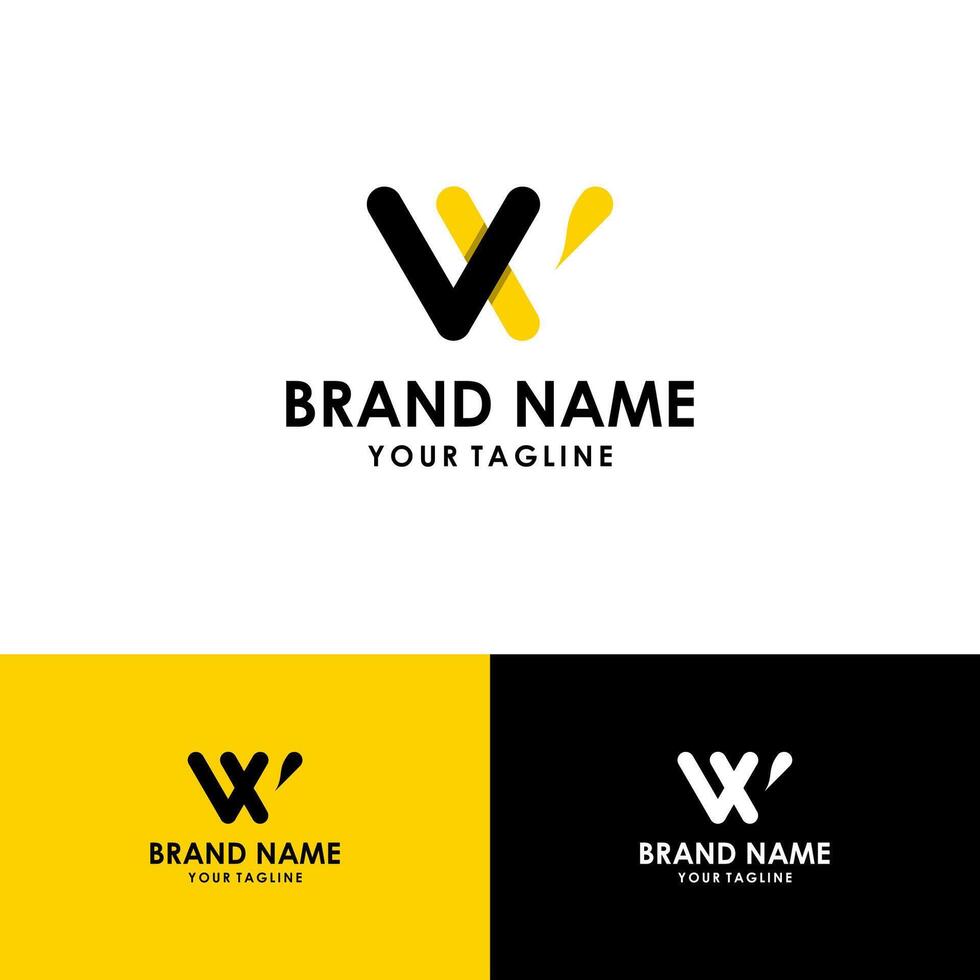 SIMPLE LOGO W vector