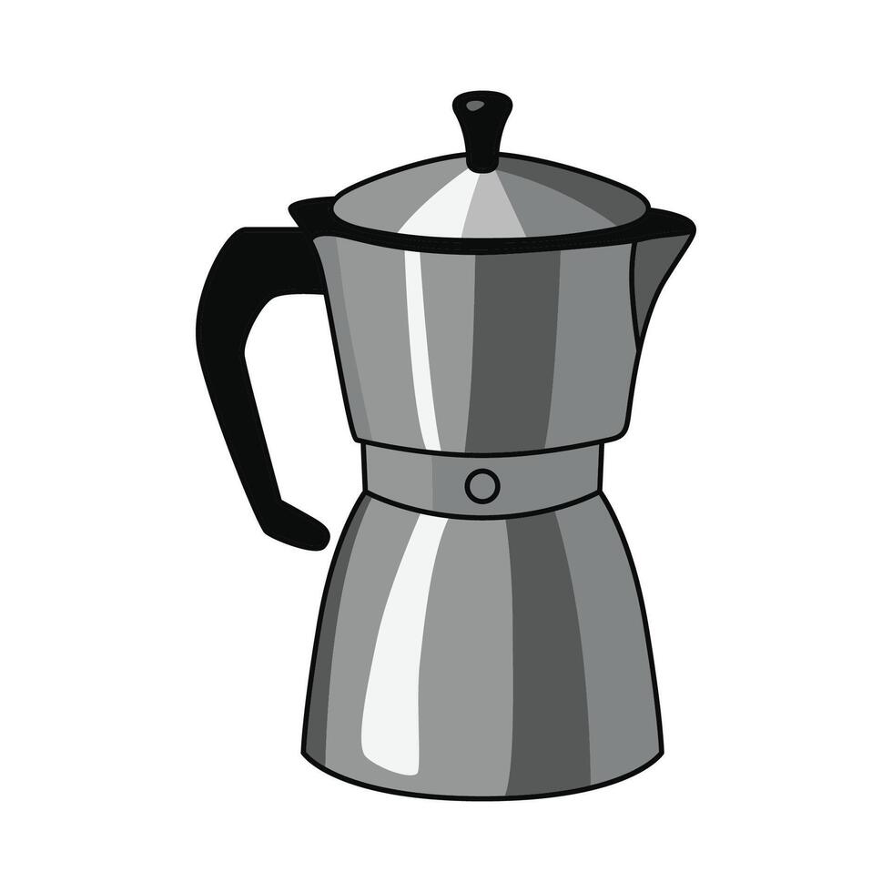 Design of a Coffee Pot vector