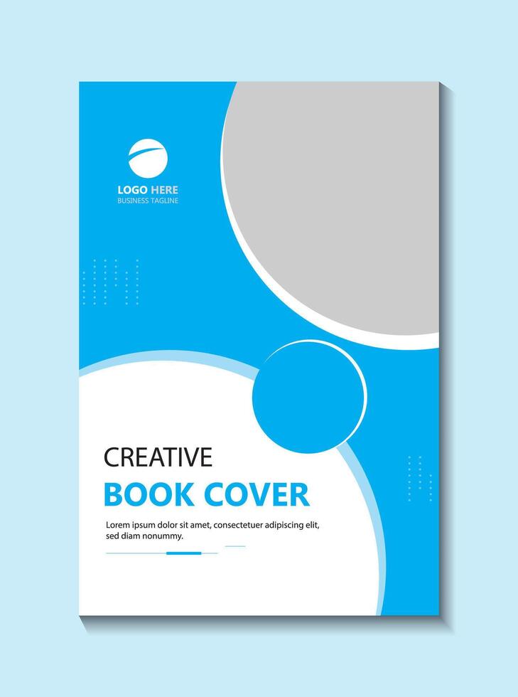 New book cover design vector