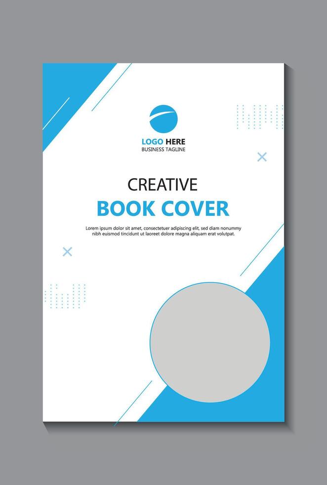 Book Cover Template Design vector