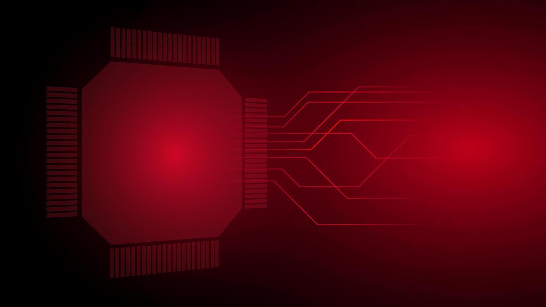red color background technology shape vector