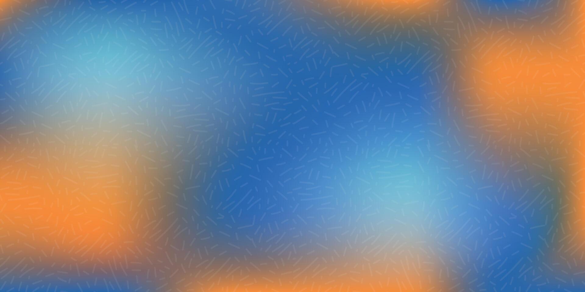 Blue white orange defocused light gradient vector