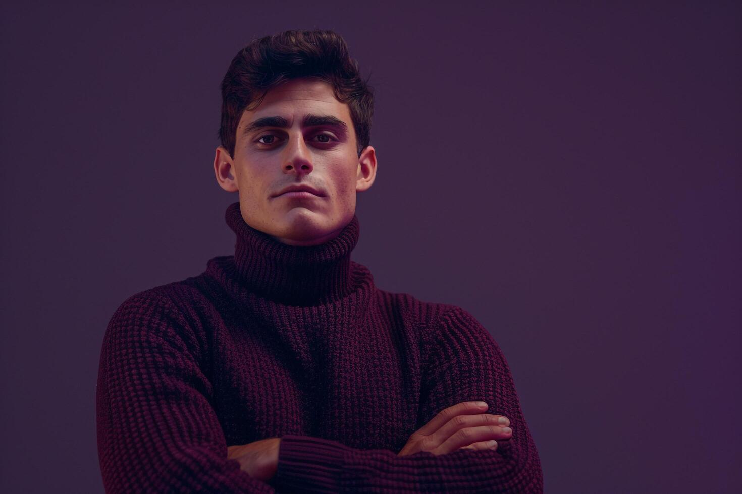 hermoso Moda modelo en lujo terciopelo traje con Rico verde azulado estilo de vida alto final Moda retrato con elegante ropa masculina antecedentes foto