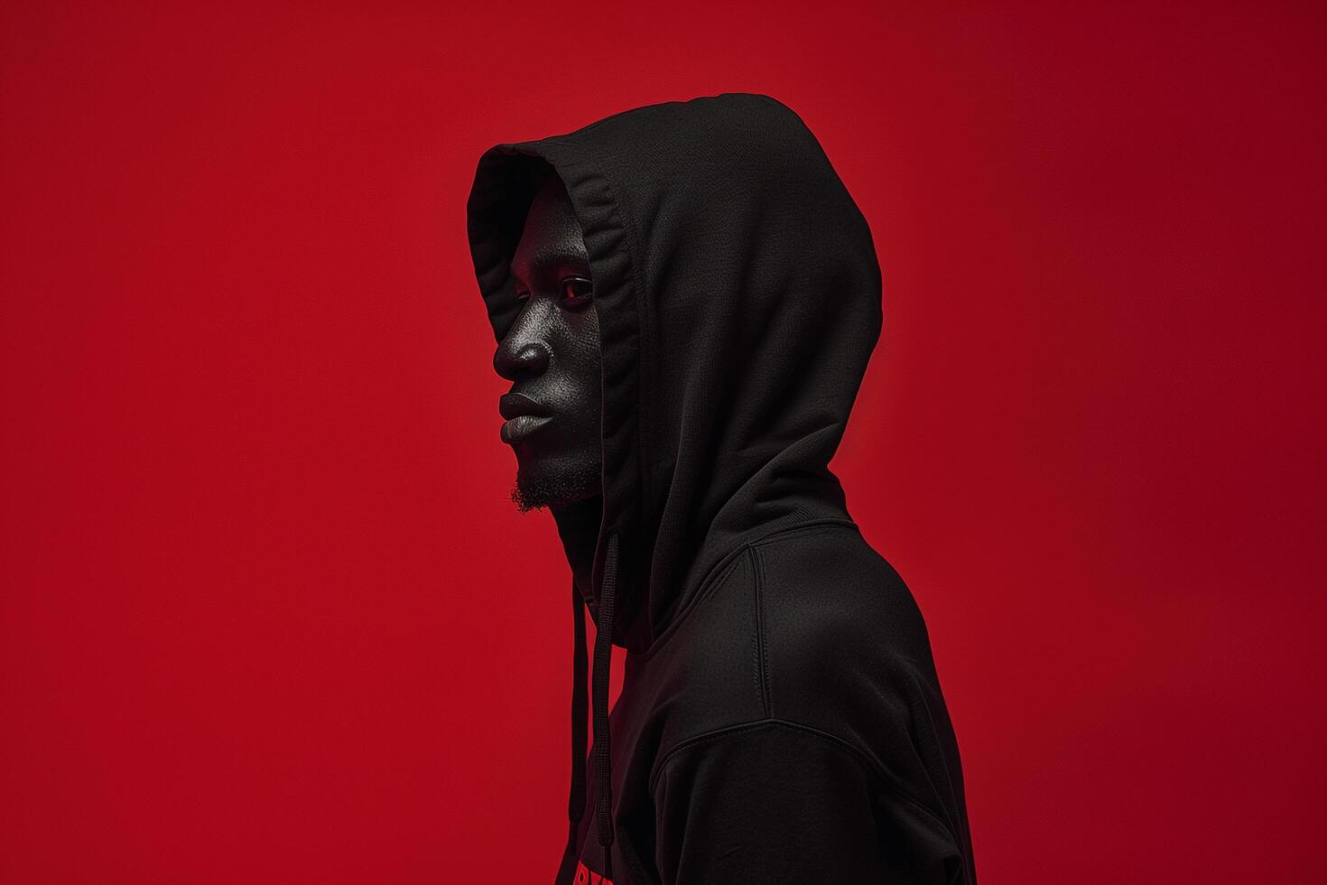 Trendy Maroon Hoodie on a male model set in a relaxed lifestyle background focusing on modern and stylish Males fashion choices photo