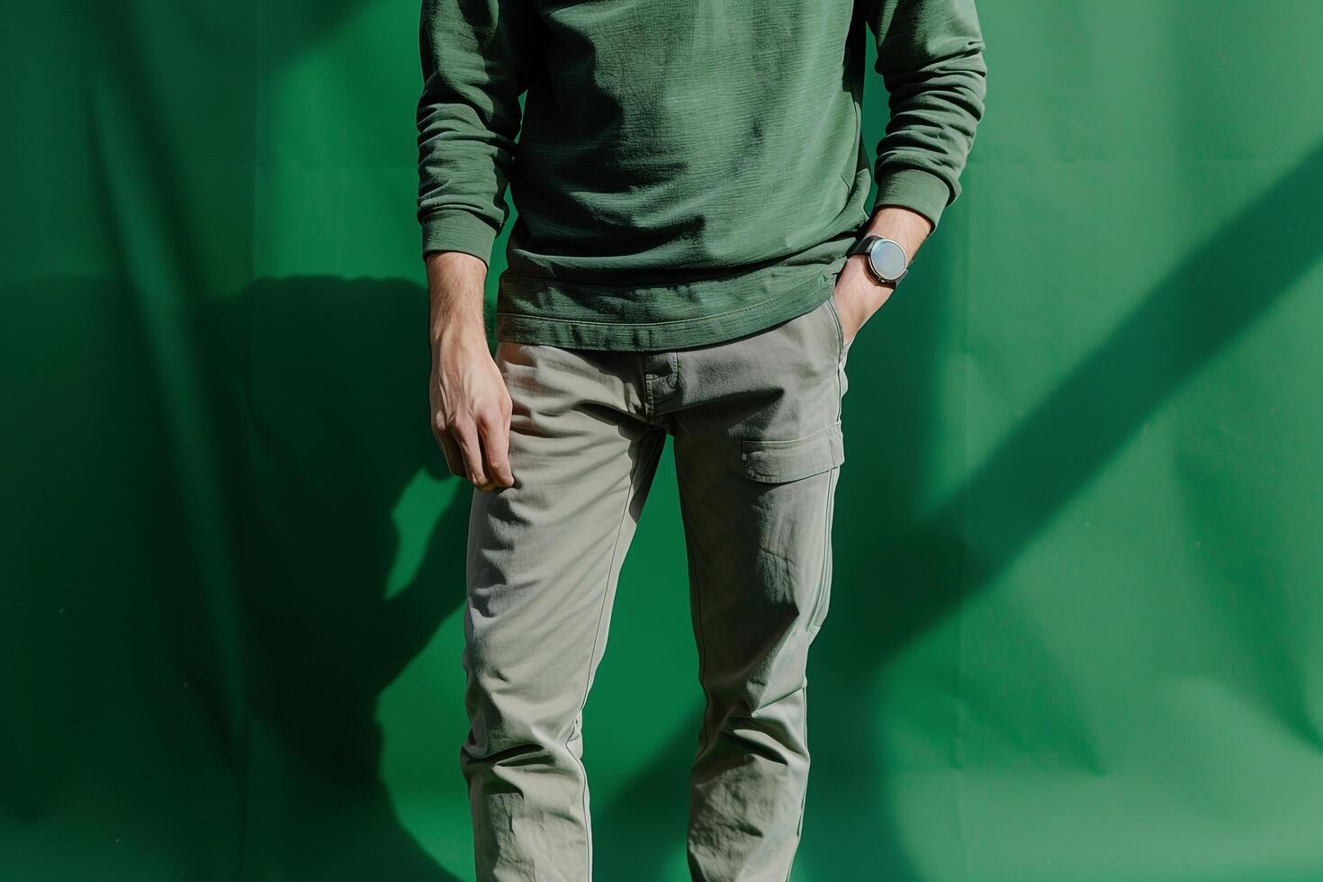 Fashionable male fashion model dressed in casual pants male dress with Maleswear male background showcasinglifestyle Males and portrait fashion style photo