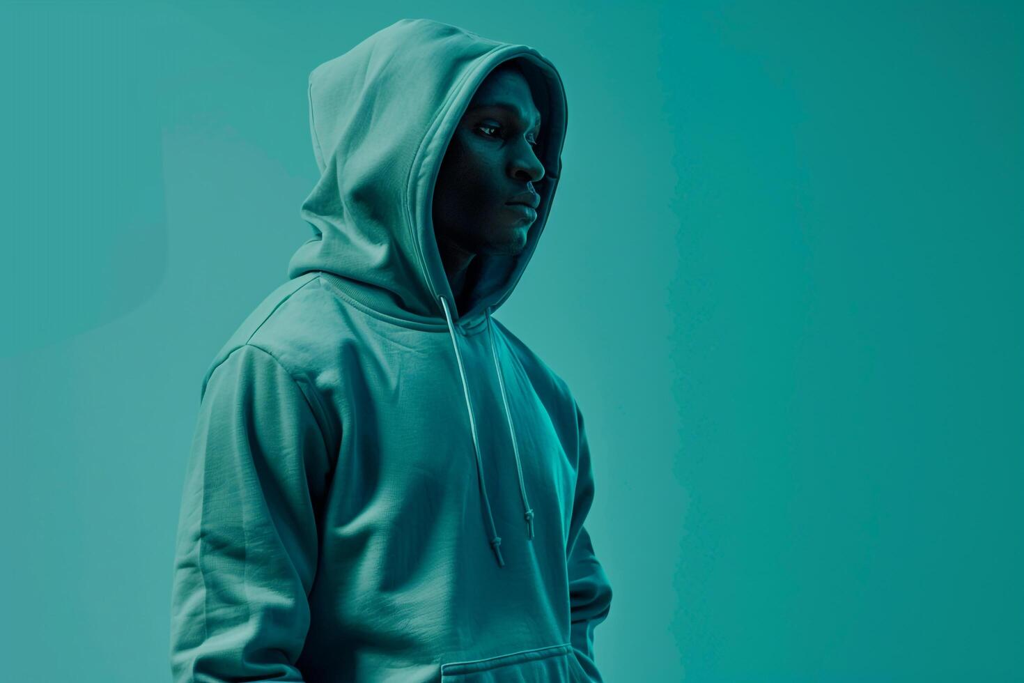 clothwear Hoodie male dress withMint Green male background lifestyle Males portrait Fashion photo