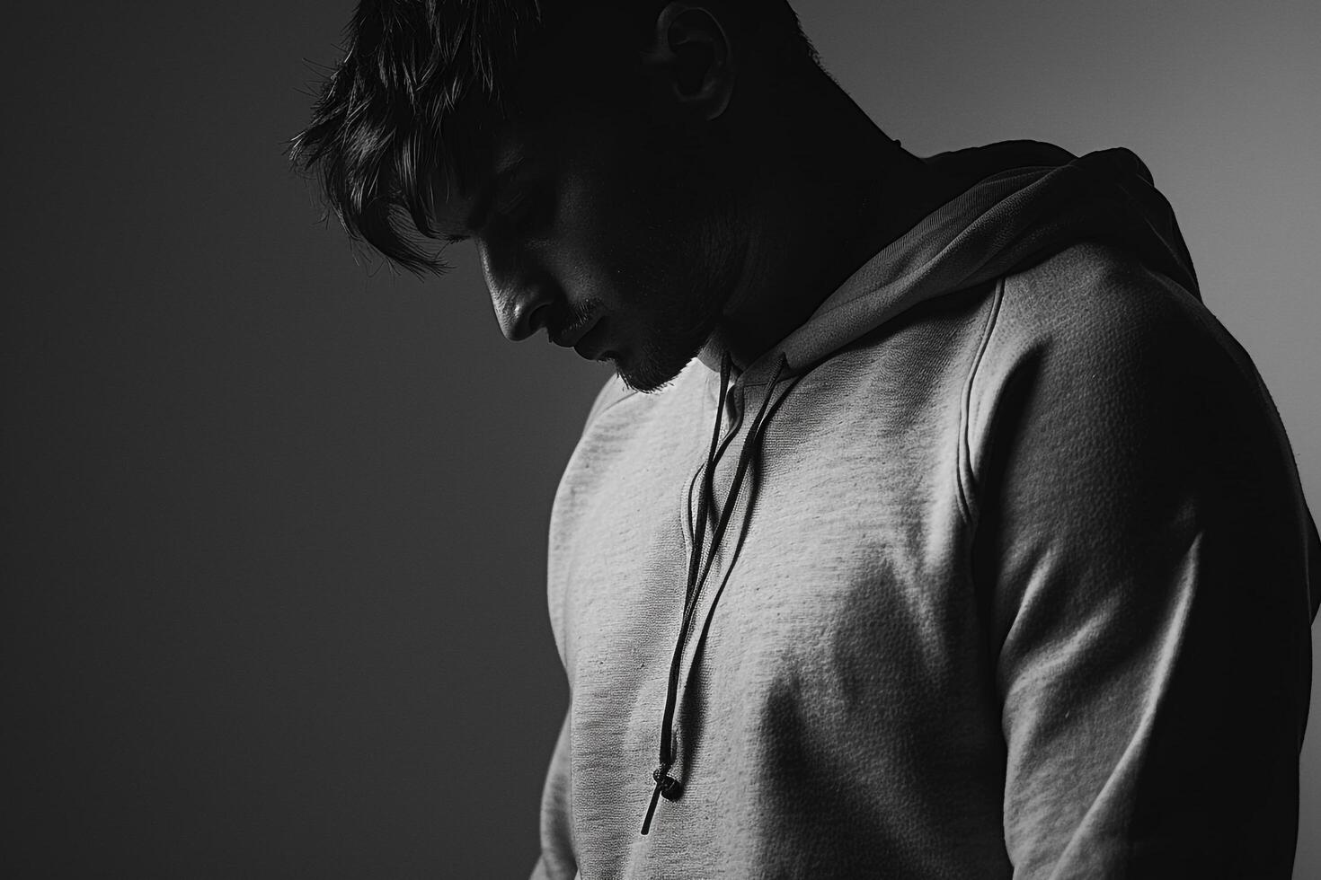 MonoMales Fashion Sweatshirt male dress withcloth male background lifestyle Males portrait Fashion photo