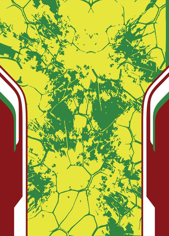 sublimation jersey green design grunge abstract lightning stripes sporty background vector