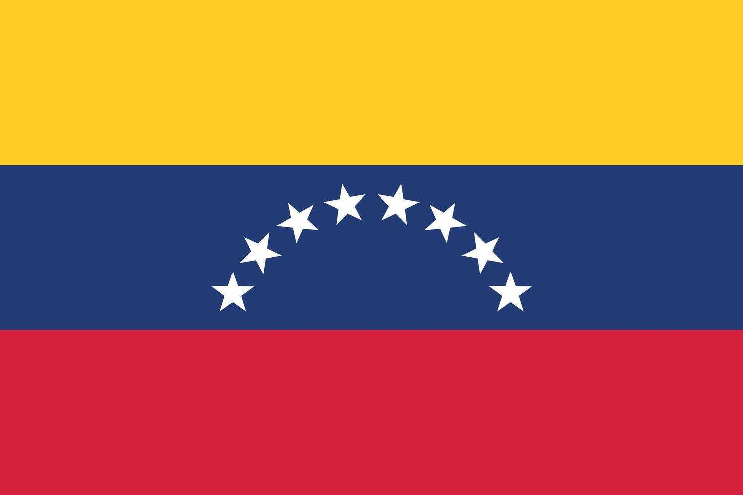 The flag of Venezuela vector