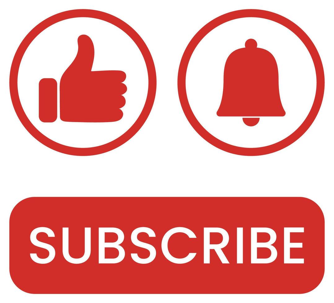 Like, comment and subscribe icon illustration isolated on white background. vector