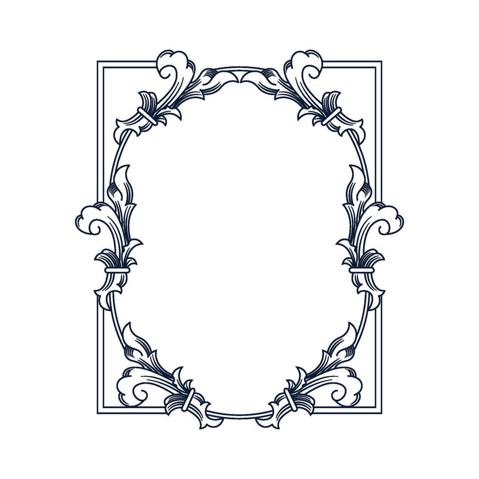 simple and minimalist frame vector