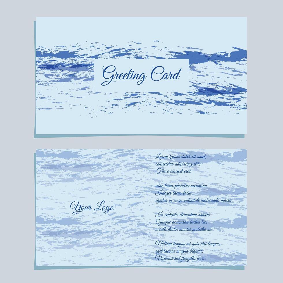 abstract greeting card design vector