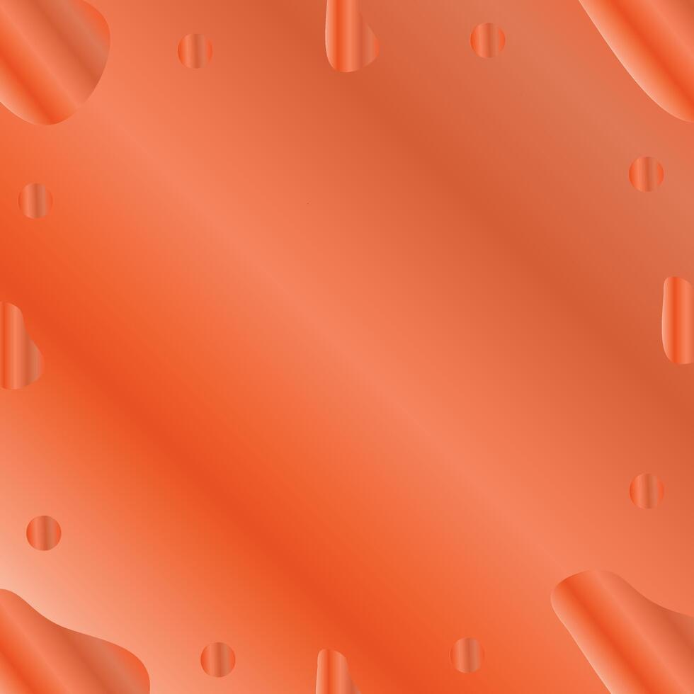 Orange background for social media vector