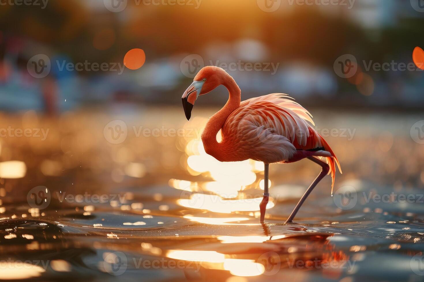 james flamingo in the natural habitat photo