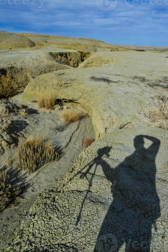 Weird sandstone formations created by erosion at Ah-Shi-Sle-Pah Wilderness Study Area in San Juan County near the city of Farmington, New Mexico. photo