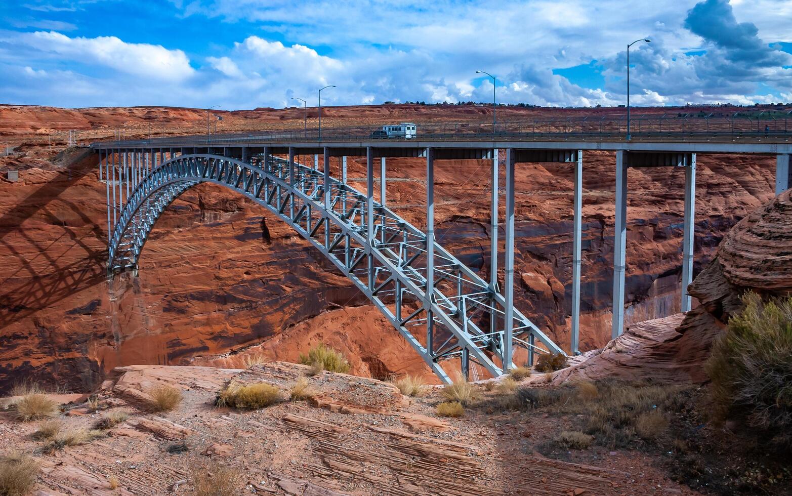 Iron Bridge over the Colorado River near the Hoover Dam, Glen Canyon photo