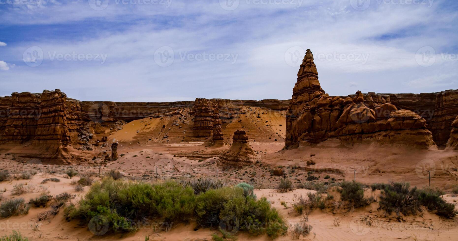 Layered stone geological formations in Canyonlands NP is in Utah photo