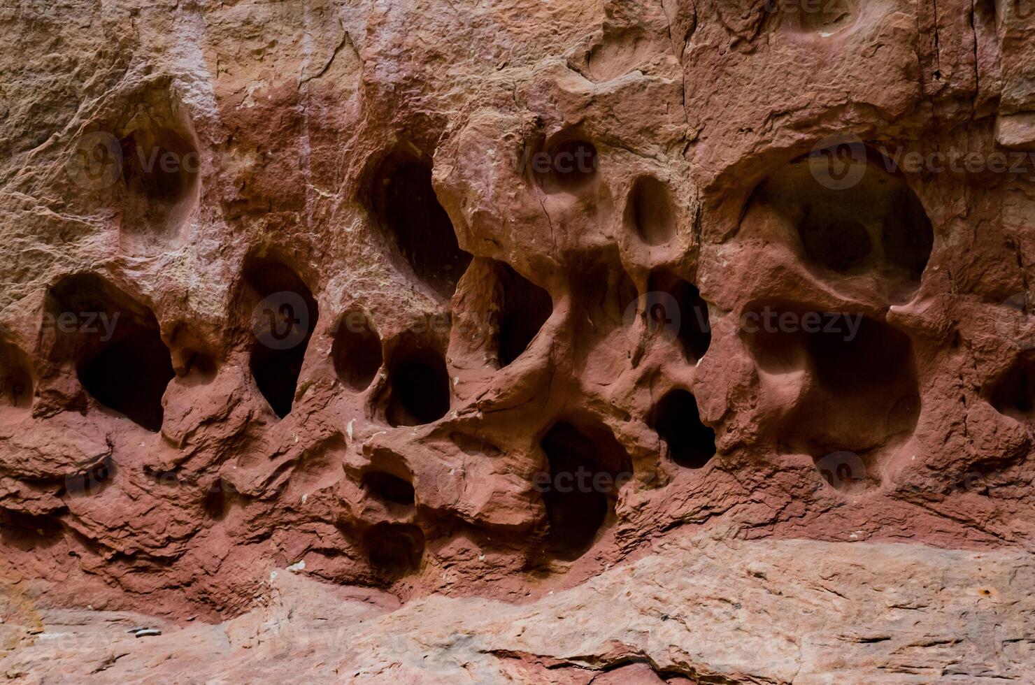 Eroded by water and wind cliffs in the canyon. Little Wild Horse Canyon. San Rafael Swell, Utah photo