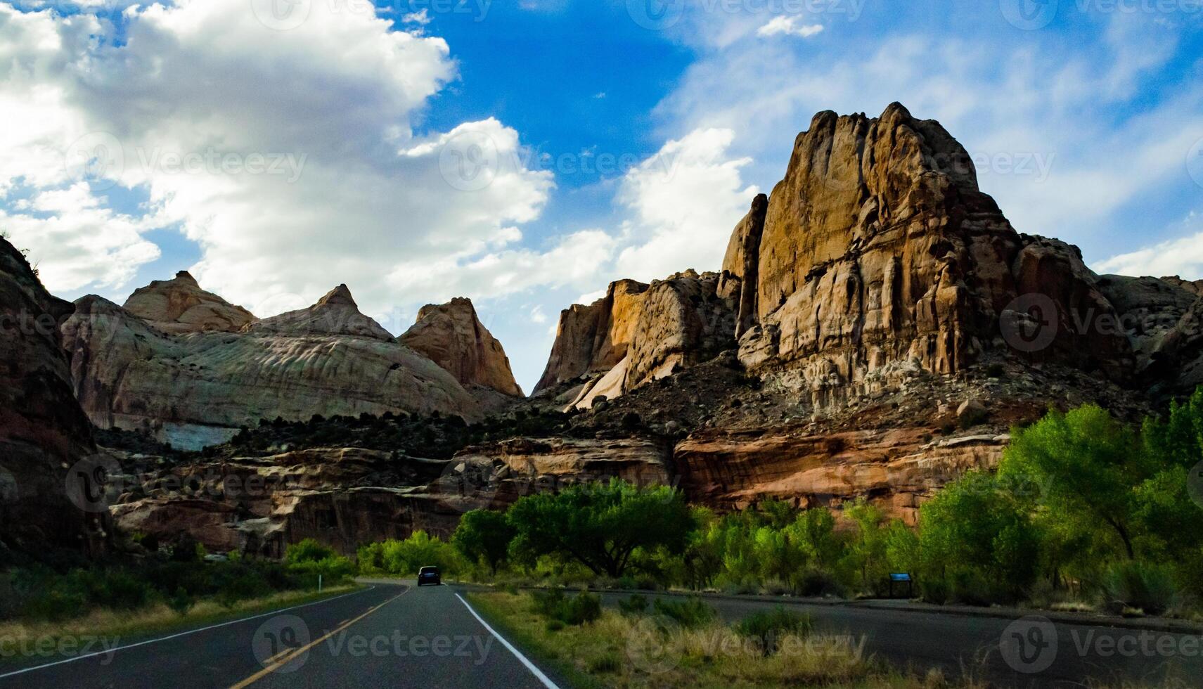 Layered clay and stone geological formations in Canyonlands NP is in Utah photo
