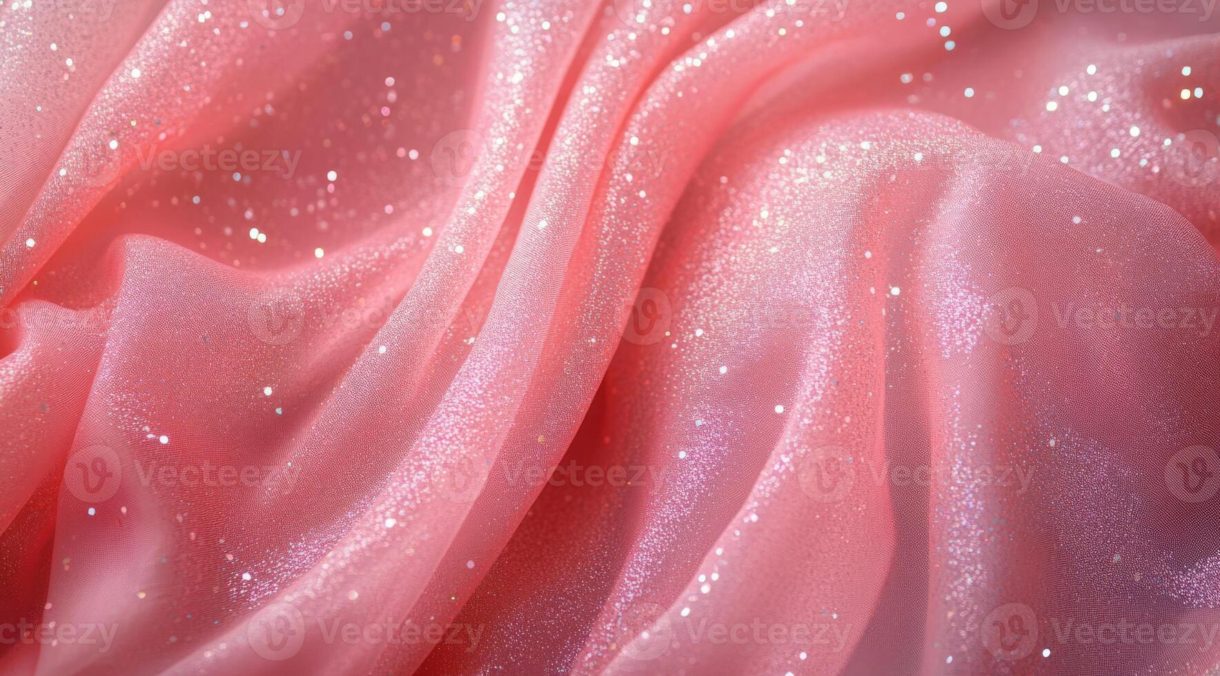 This elegant pink fabric is adorned with subtle sparkles, making it perfect for various creative projects and designs photo