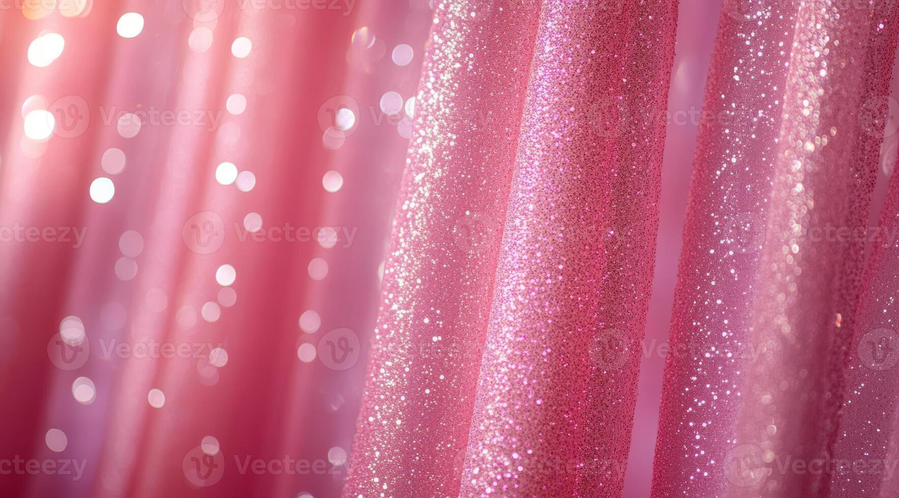 This closeup shot beautifully captures soft pink fabric that shimmers delicately with light reflections photo