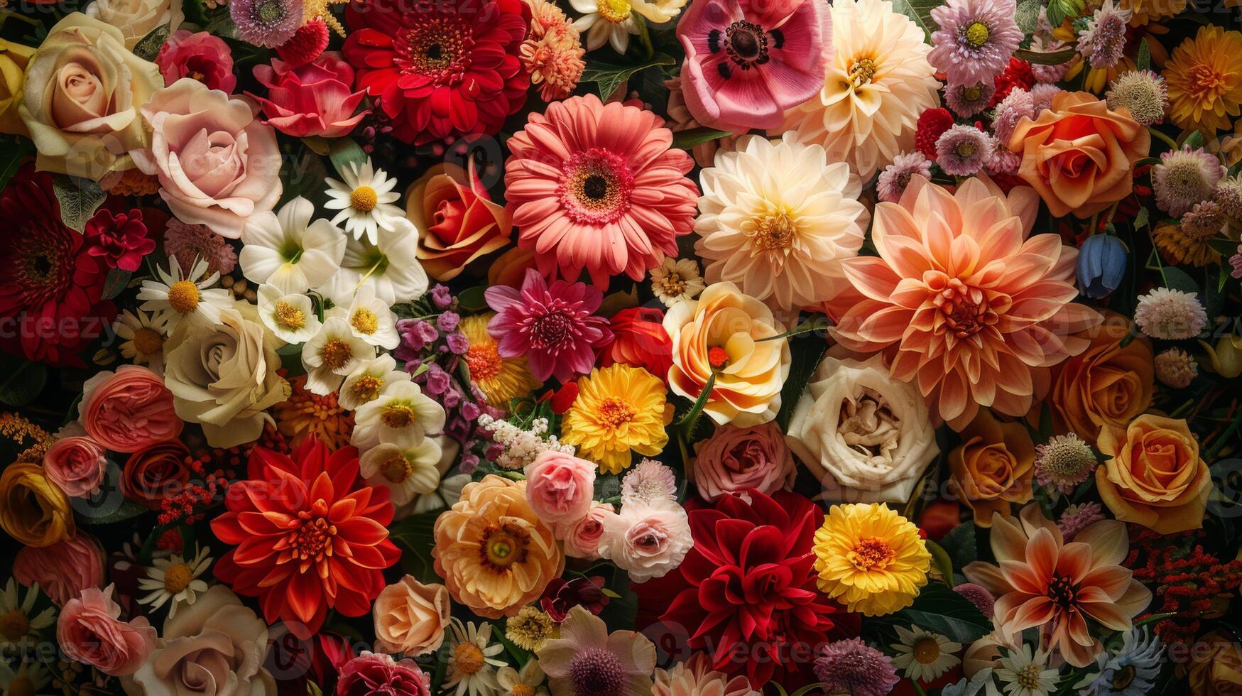 A breathtaking and stunning array of colorful flowers proudly showcasing natures incredible beauty and diversity photo