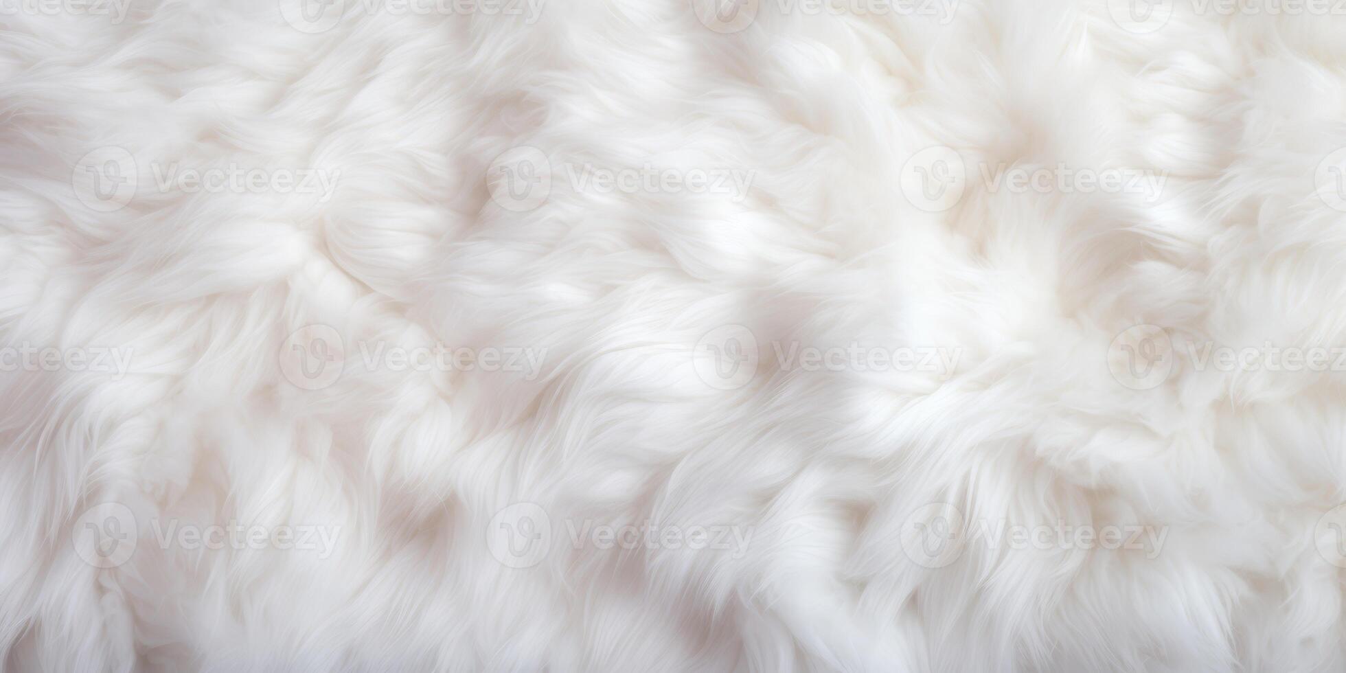 This luxurious white fur texture is ideal for various purposes like backgrounds, fashion, and assorted design projects photo