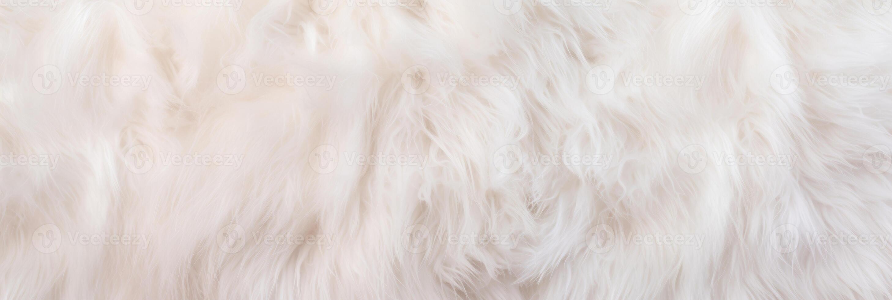 This is a stunning closeup view of soft, luxurious white fur, ideal for use as backgrounds and texture designs photo
