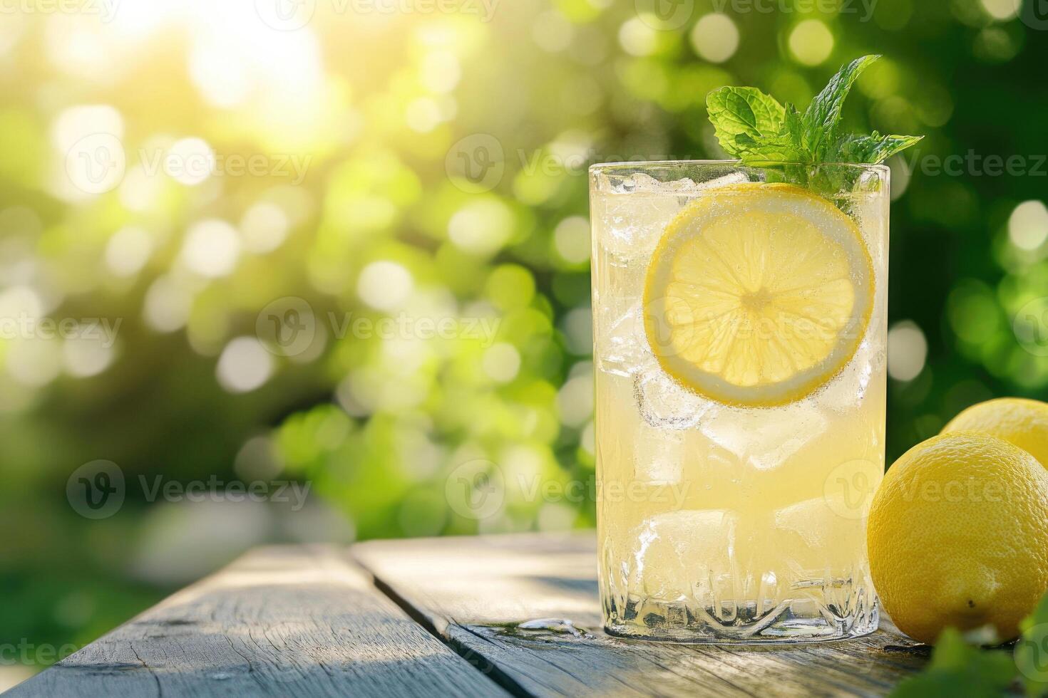 Refreshing Lemonade on a Sunny Day photo