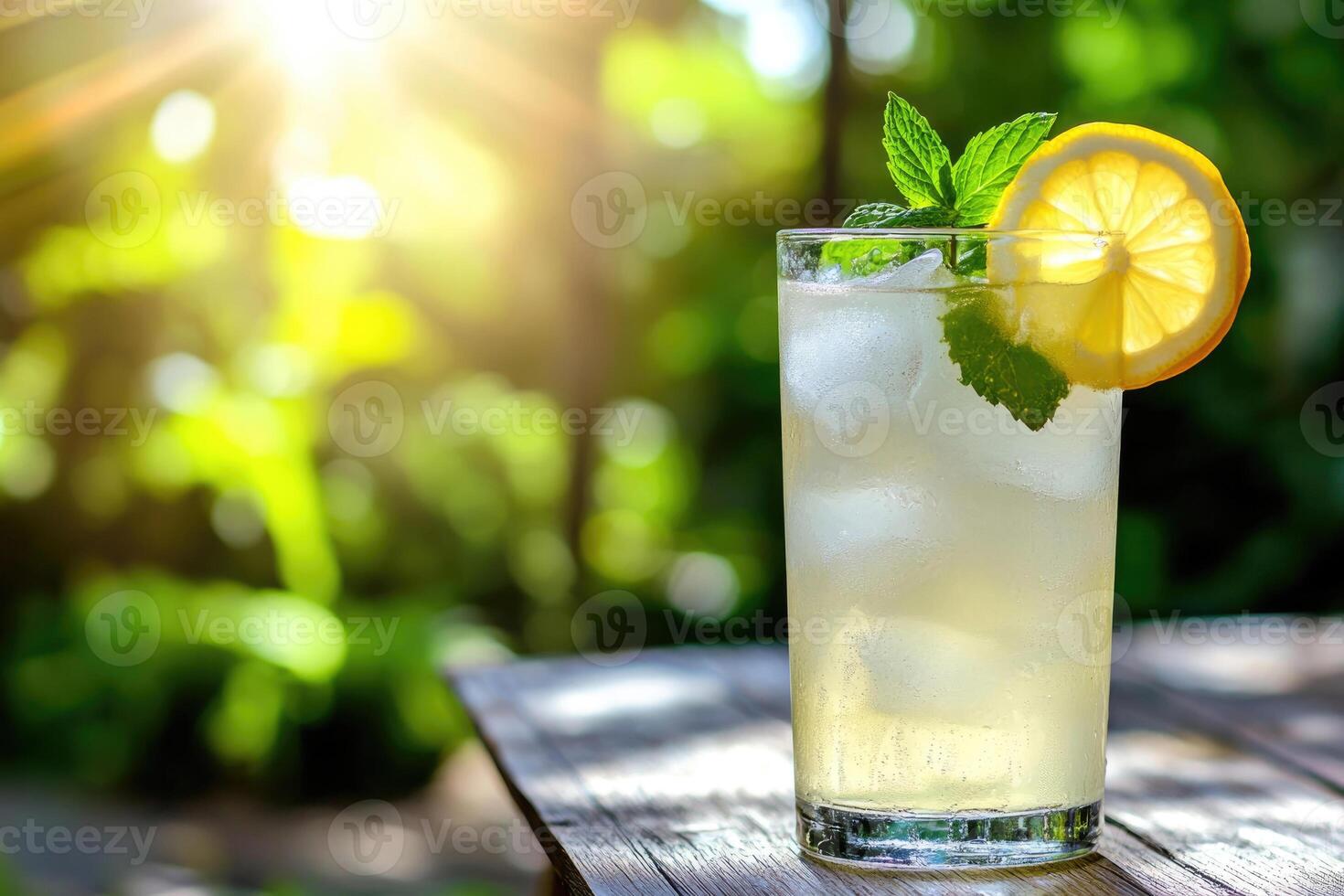 Refreshing Lemonade on a Sunny Day photo
