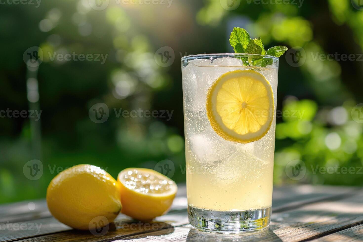 Refreshing Lemonade on a Sunny Day photo
