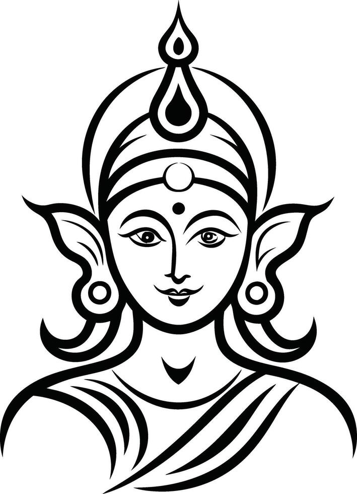 Sharad Purnima Illustration vector